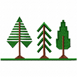 Flowers And Tree Embroidery Design 4 Flowers And Tree Embroidery Design 4